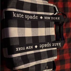 Kate Spade Black and White Checkered Bag